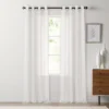Sonoma Goods For Life® 1-Panel Crushed Voile Grommet Window Curtain 2 Sonoma Goods For Life® 1-Panel Crushed Voile Grommet Window Curtain -Sonoma Goods For Life Shop 3285815 Ivory