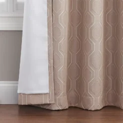 Sonoma Goods For Life® Ultimate Performance Woven Geo 2-pack 100% Blackout Curtain -Sonoma Goods For Life Shop 3498942 ALT2