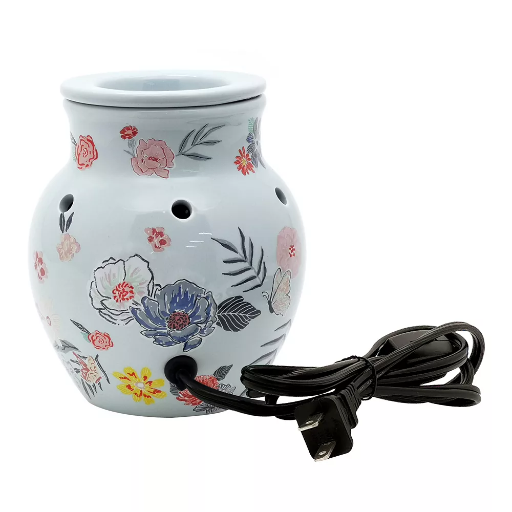 Sonoma Goods For Life® Floral Wax Melt Warmer Sonoma Goods For Life® Floral Wax Melt Warmer -Sonoma Goods For Life Shop 4581990 ALT3