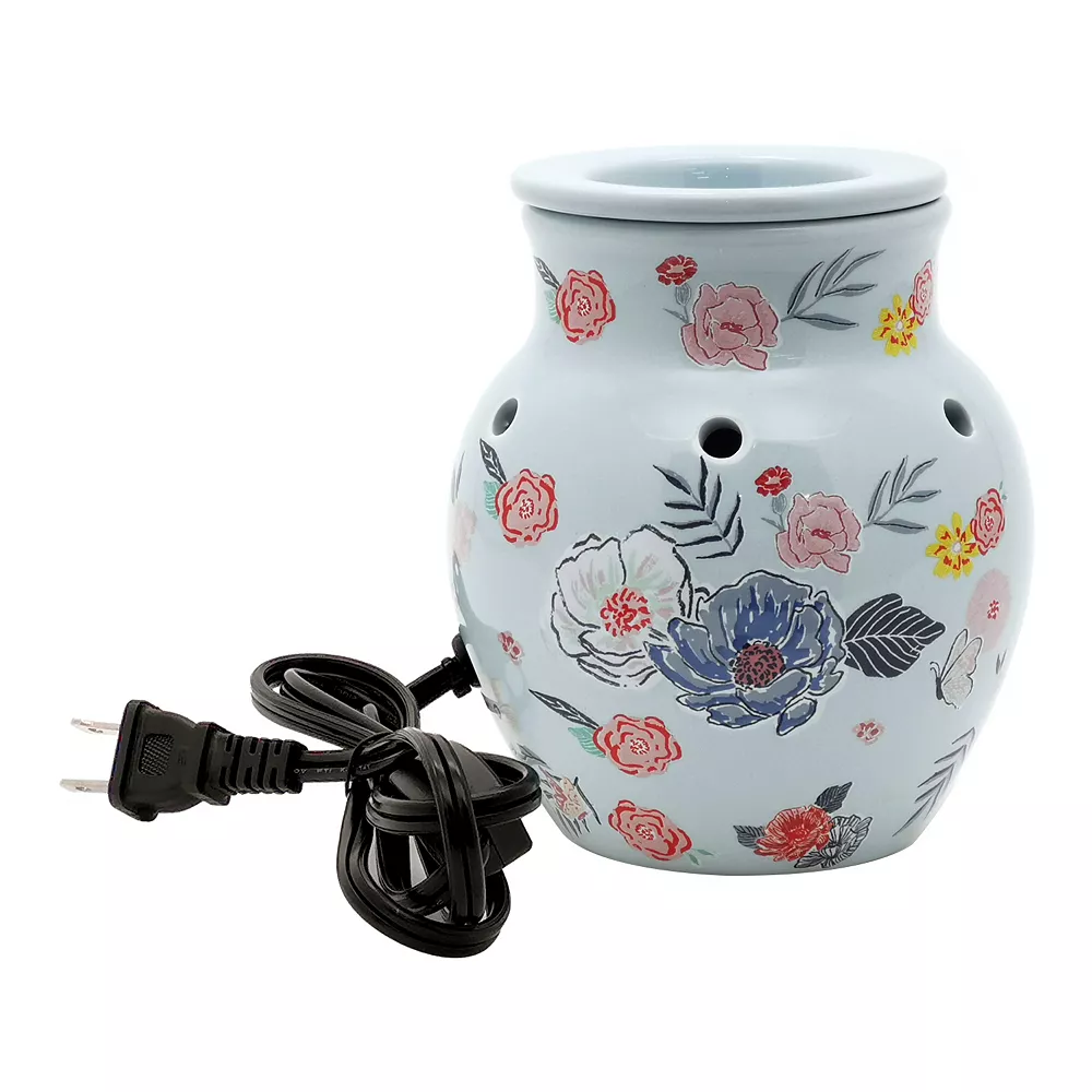 Sonoma Goods For Life® Floral Wax Melt Warmer Sonoma Goods For Life® Floral Wax Melt Warmer -Sonoma Goods For Life Shop 4581990 ALT4