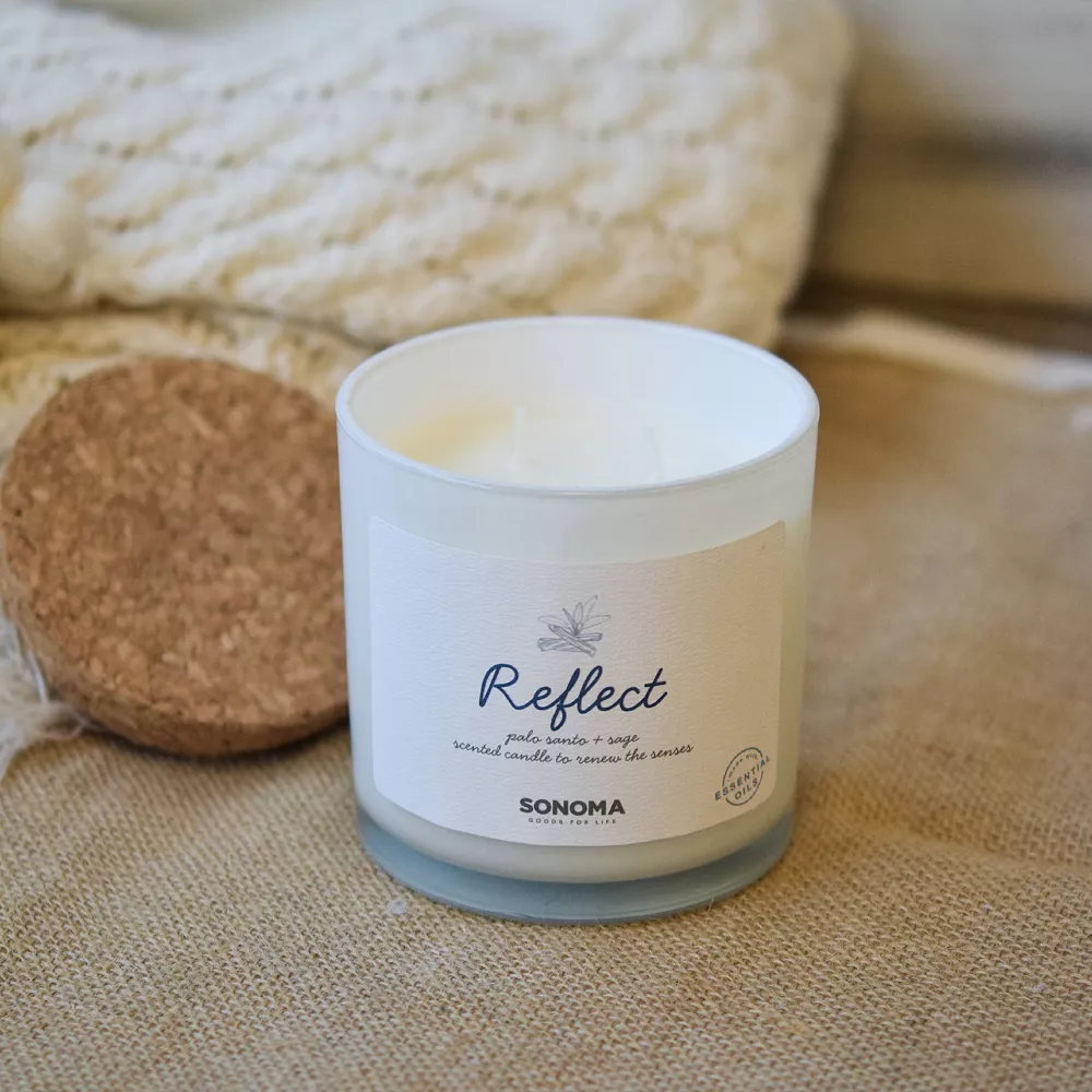 Sonoma Goods For Life® Spa Reflect Palo Santo & Sage 13-oz. Candle Jar Sonoma Goods For Life® Spa Reflect Palo Santo & Sage 13-oz. Candle Jar -Sonoma Goods For Life Shop 5252390 ALT2