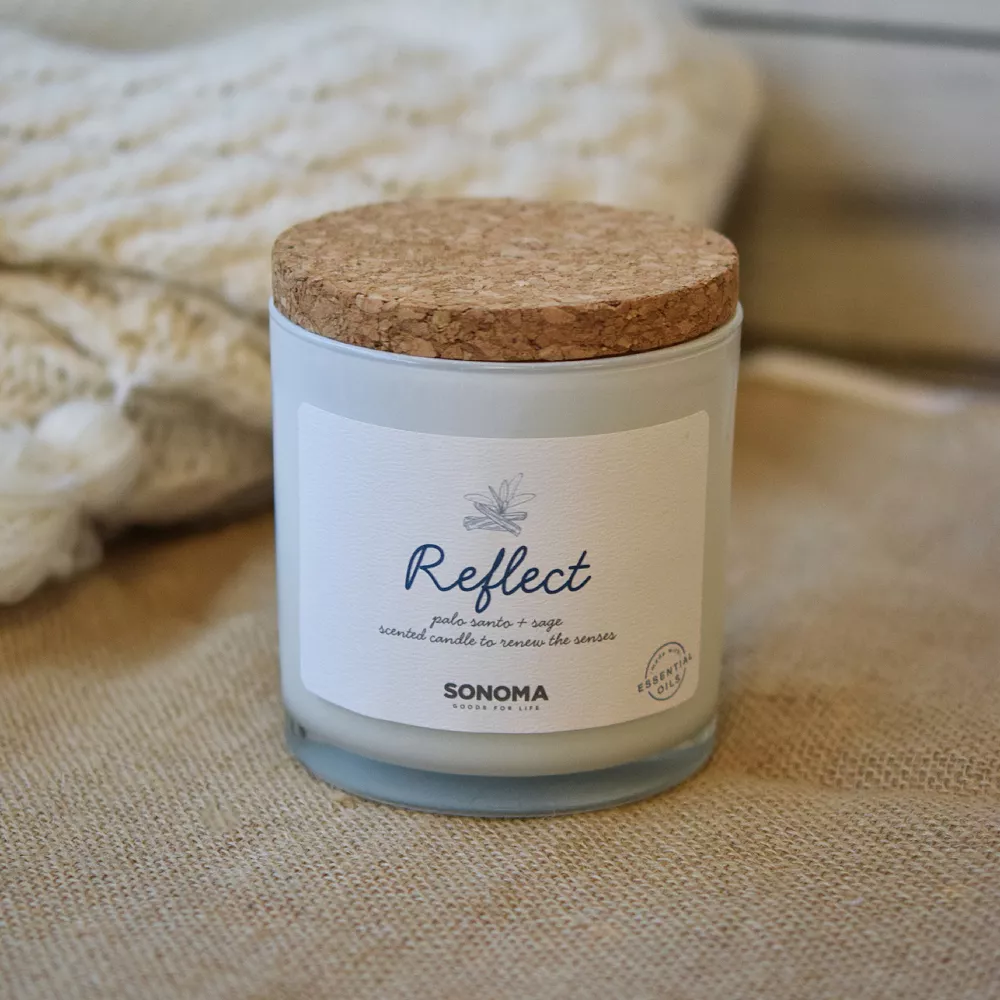 Sonoma Goods For Life® Spa Reflect Palo Santo & Sage 13-oz. Candle Jar Sonoma Goods For Life® Spa Reflect Palo Santo & Sage 13-oz. Candle Jar -Sonoma Goods For Life Shop 5252390 ALT3