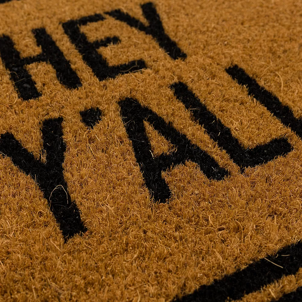 Sonoma Goods For Life® Hey Y'All Coir Doormat - 18'' x 30'' Sonoma Goods For Life® Hey Y'All Coir Doormat - 18'' X 30'' -Sonoma Goods For Life Shop 5253370 ALT3