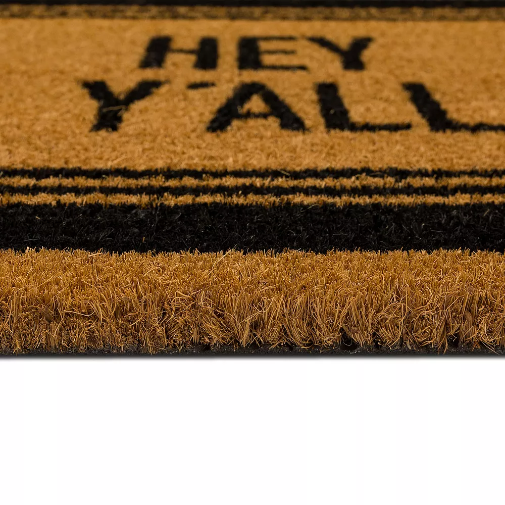 Sonoma Goods For Life® Hey Y'All Coir Doormat - 18'' x 30'' Sonoma Goods For Life® Hey Y'All Coir Doormat - 18'' X 30'' -Sonoma Goods For Life Shop 5253370 ALT4