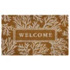 Sonoma Goods For Life® Coral "Welcome" Coir Doormat - 18'' X 30''