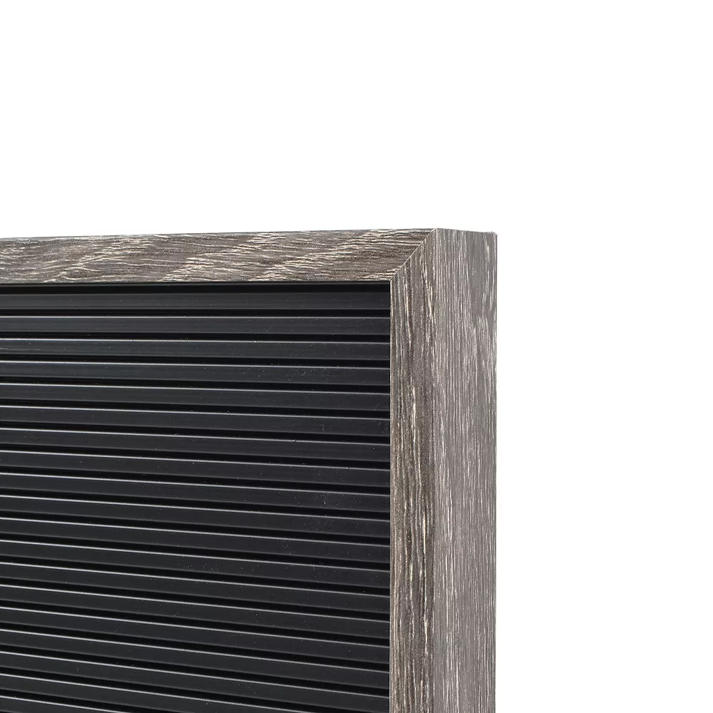 Sonoma Goods For Life® 12" x 12" Letterboard Black Slats with Gray Frame Sonoma Goods For Life® 12" X 12" Letterboard Black Slats With Gray Frame -Sonoma Goods For Life Shop 5281595 ALT2