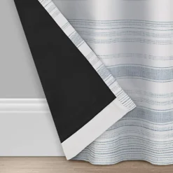 Sonoma Goods For Life® Ultimate Performance 2-Pack Blue Border 100% Blackout Curtain 4 Sonoma Goods For Life® Ultimate Performance 2-Pack Blue Border 100% Blackout Curtain -Sonoma Goods For Life Shop 5483438 ALT2