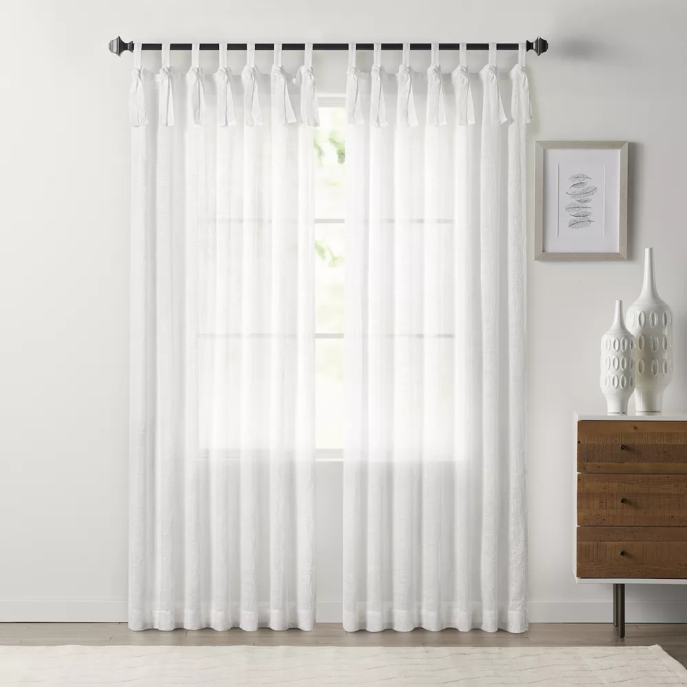 Sonoma Goods For Life® Textured Sheer Window Curtain Sonoma Goods For Life® Textured Sheer Window Curtain -Sonoma Goods For Life Shop 5485244