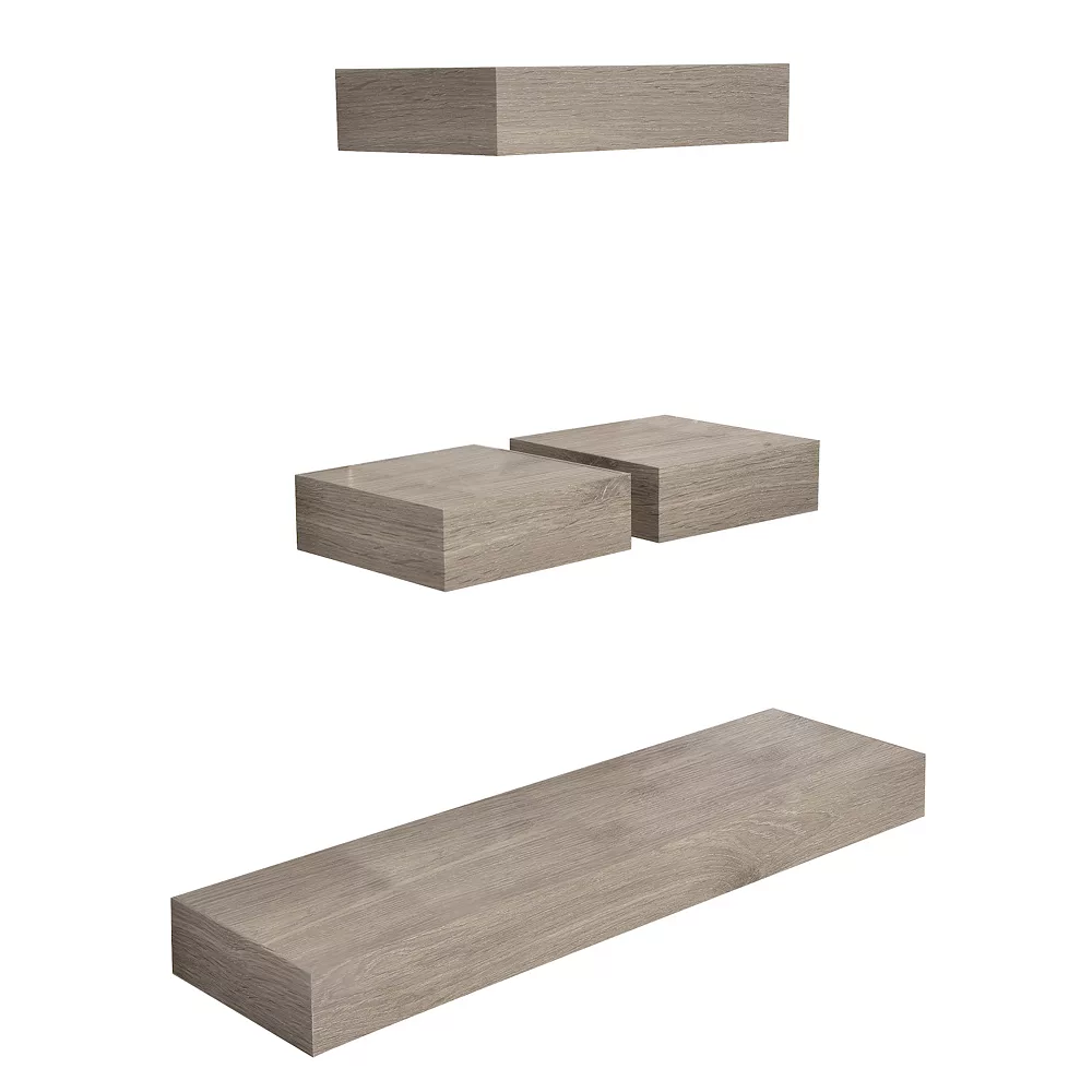 Sonoma Goods For Life® Gray Wash Ledge Wall Shelf 4-piece Set Sonoma Goods For Life® Gray Wash Ledge Wall Shelf 4-piece Set -Sonoma Goods For Life Shop 5626524 ALT2