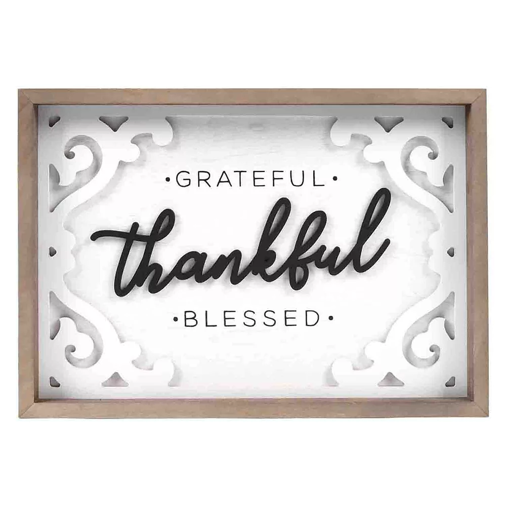 Sonoma Goods For Life® Grateful Thankful Blessed Wall Decor Sonoma Goods For Life® Grateful Thankful Blessed Wall Decor -Sonoma Goods For Life Shop 5635998