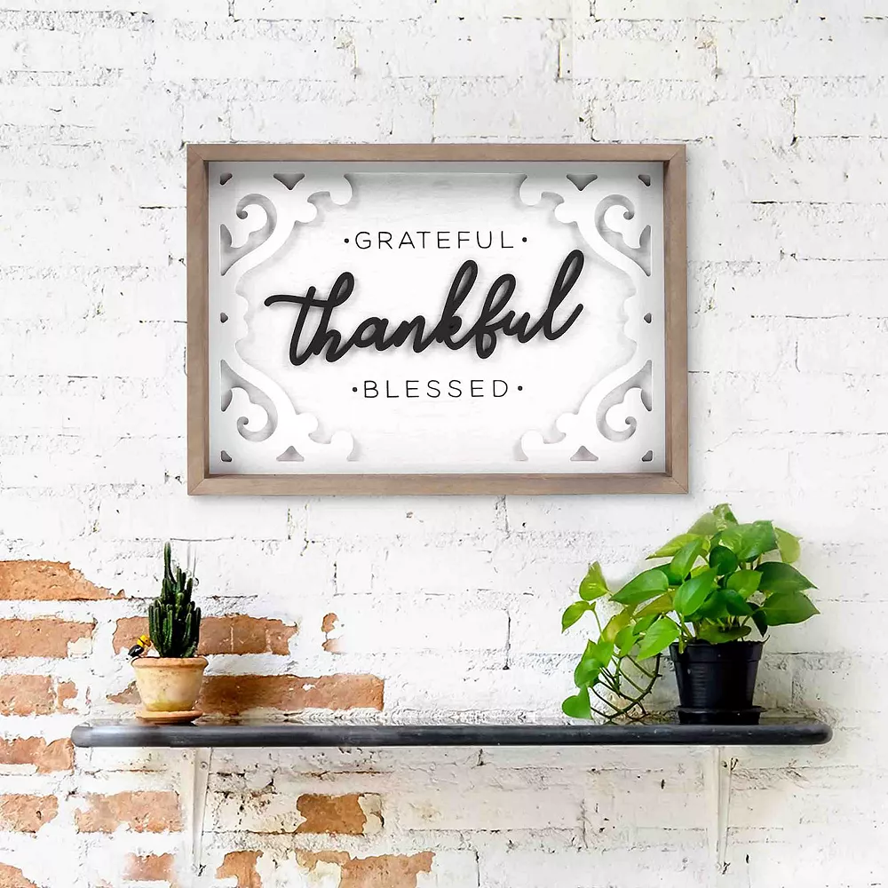 Sonoma Goods For Life® Grateful Thankful Blessed Wall Decor Sonoma Goods For Life® Grateful Thankful Blessed Wall Decor -Sonoma Goods For Life Shop 5635998 ALT