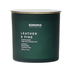 Sonoma Goods For Life® Leather & Pine 13-oz. Candle Jar