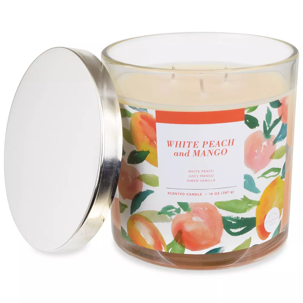 Sonoma Goods For Life® White Peach & Mango 14-oz. Candle Jar Sonoma Goods For Life® White Peach & Mango 14-oz. Candle Jar -Sonoma Goods For Life Shop 5660129 ALT4
