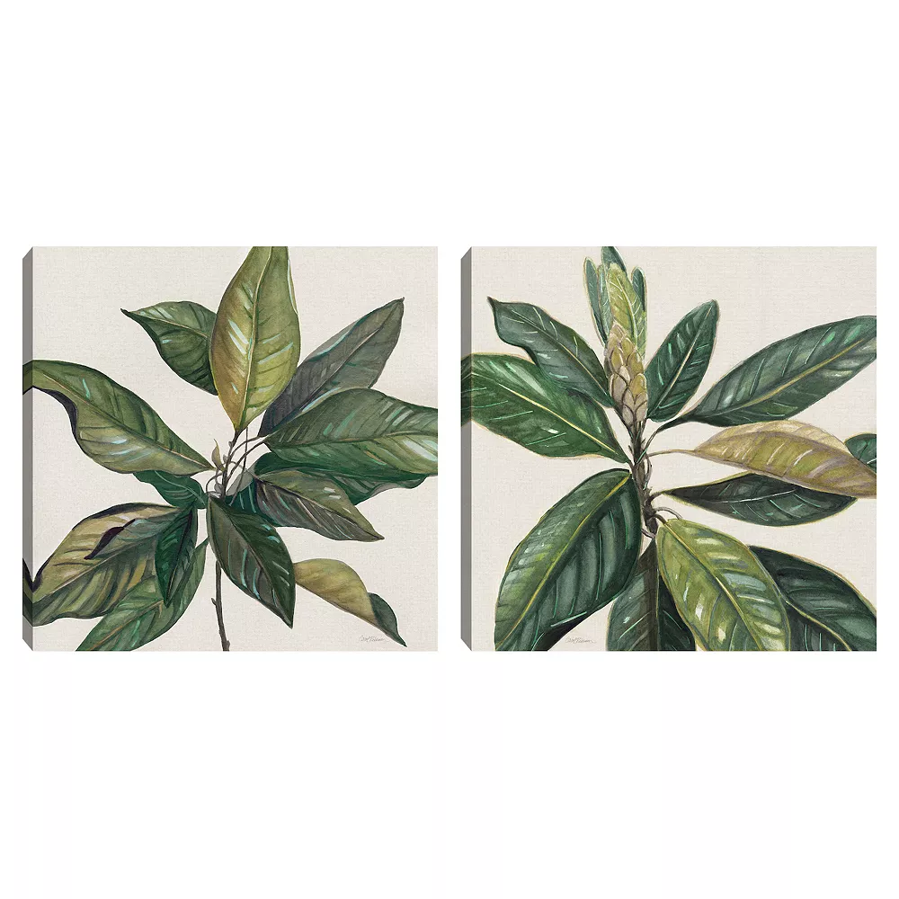 Sonoma Goods For Life® Magnolia Leaves I & II Canvas Wall Art 2-piece Set Sonoma Goods For Life® Magnolia Leaves I & II Canvas Wall Art 2-piece Set -Sonoma Goods For Life Shop 5661545