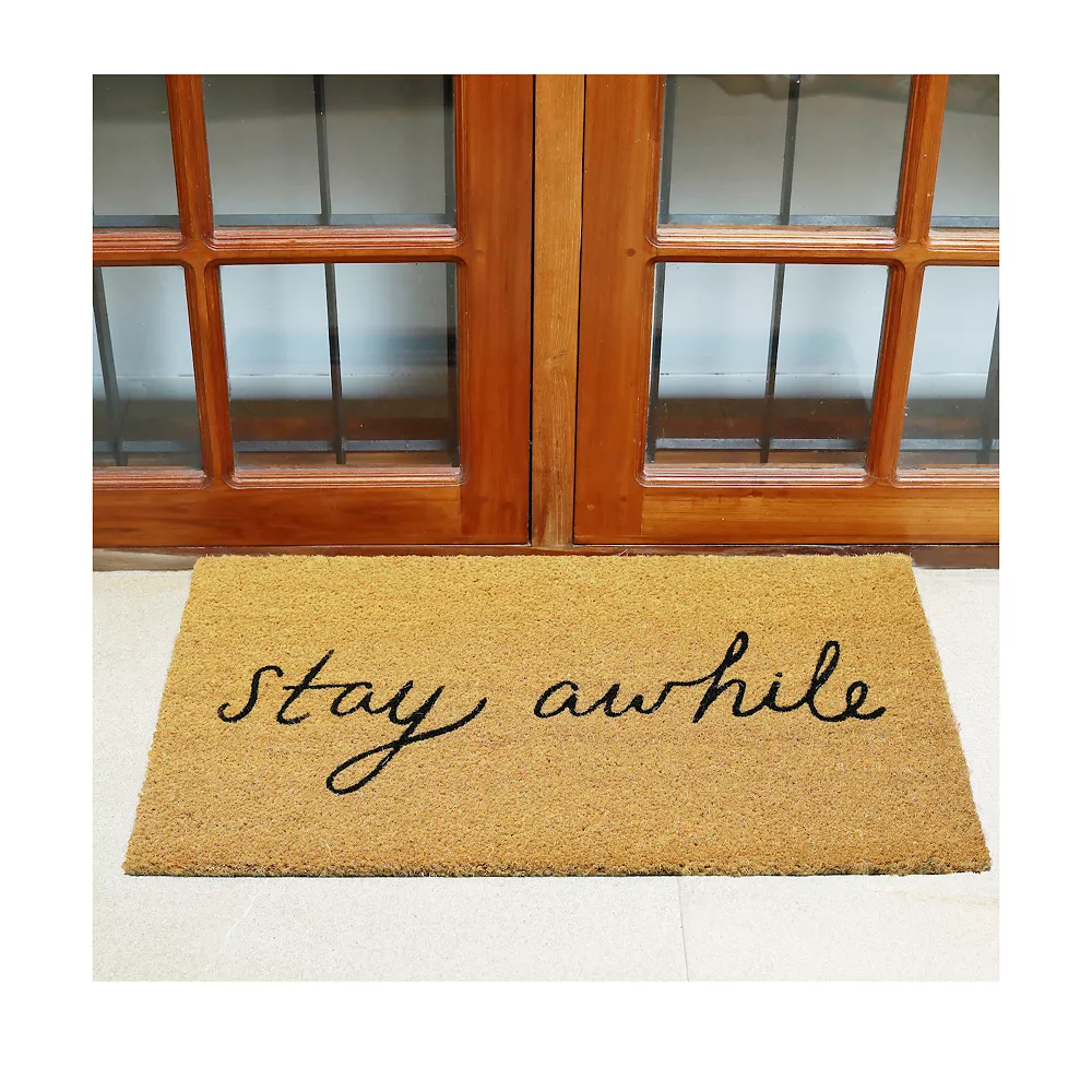 Sonoma Goods For Life® Stay Awhile 18'' x 30'' Coir Doormat Sonoma Goods For Life® Stay Awhile 18'' X 30'' Coir Doormat -Sonoma Goods For Life Shop 5673911 ALT4