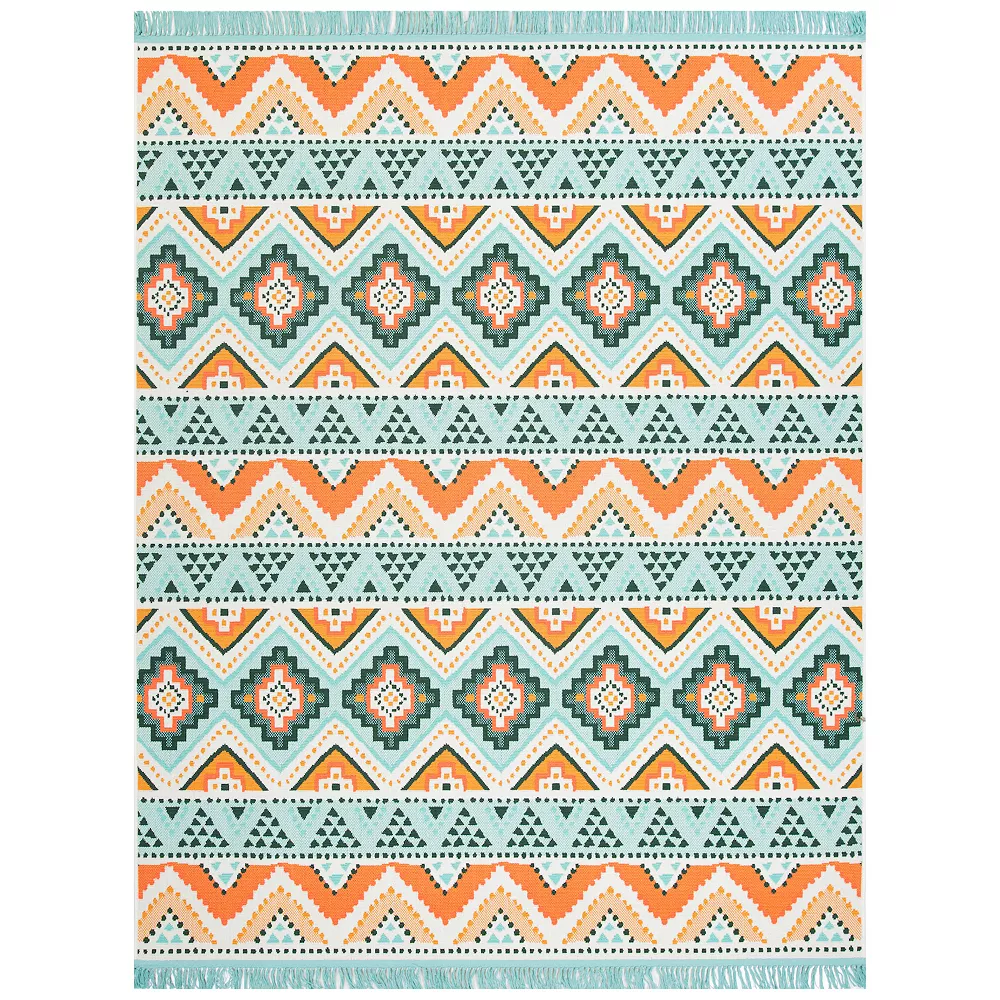 Sonoma Goods For Life® Indoor/Outdoor Coral Multi Geo Stripe Rug Sonoma Goods For Life® Indoor/Outdoor Coral Multi Geo Stripe Rug -Sonoma Goods For Life Shop 5864807