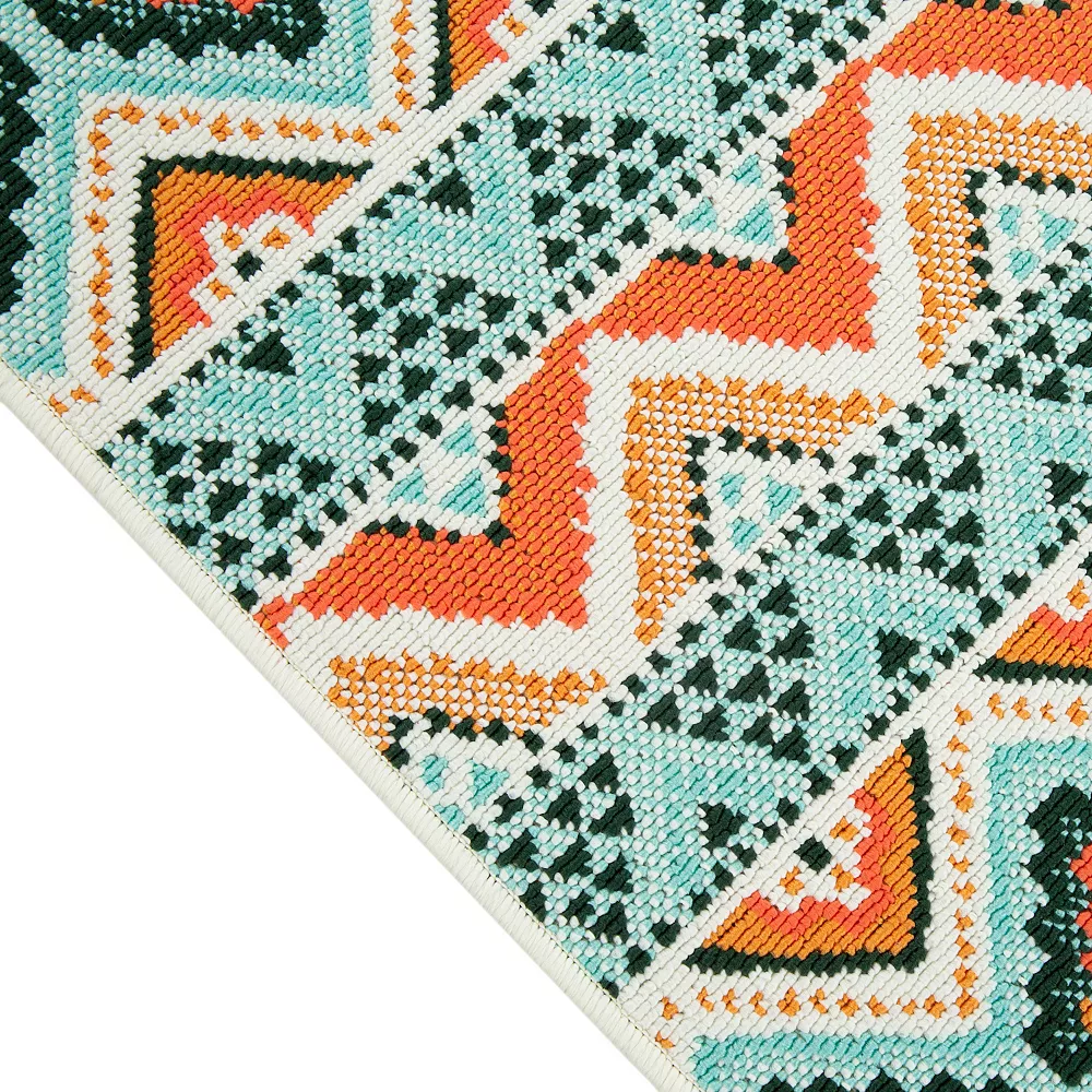 Sonoma Goods For Life® Indoor/Outdoor Coral Multi Geo Stripe Rug Sonoma Goods For Life® Indoor/Outdoor Coral Multi Geo Stripe Rug -Sonoma Goods For Life Shop 5864807 ALT2