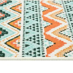 Sonoma Goods For Life® Indoor/Outdoor Coral Multi Geo Stripe Rug 6 Sonoma Goods For Life® Indoor/Outdoor Coral Multi Geo Stripe Rug -Sonoma Goods For Life Shop 5864807 ALT3