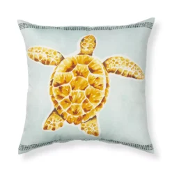Sonoma Goods For Life® 17" X 17" Turtle Outdoor Throw Pillow