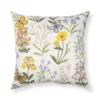 Sonoma Goods For Life® White Spring Floral 17" X 17" Outdoor Throw Pillow