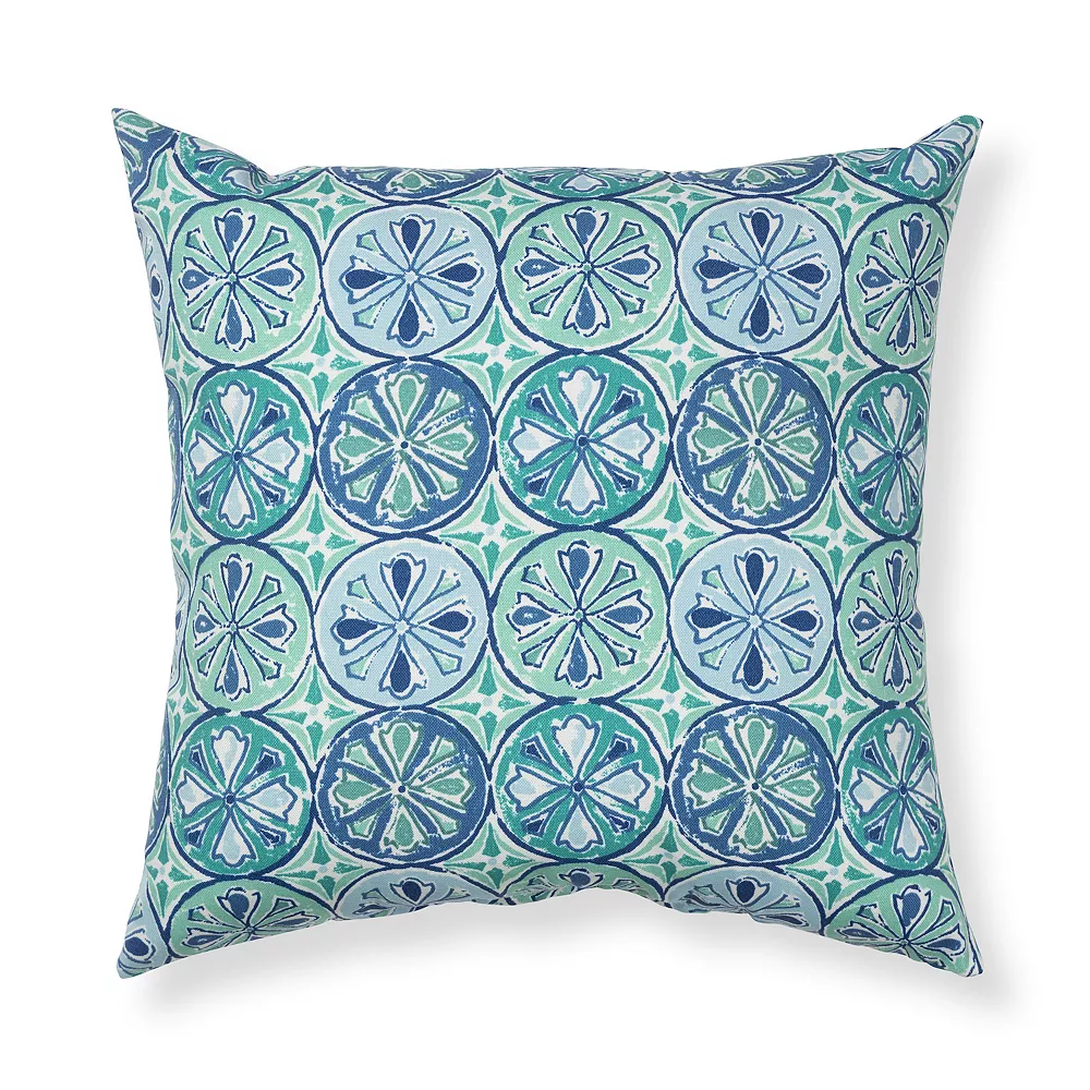 Sonoma Goods For Life® 17" x 17" Outdoor Throw Pillow Sonoma Goods For Life® 17" X 17" Outdoor Throw Pillow -Sonoma Goods For Life Shop 5870573 Blue