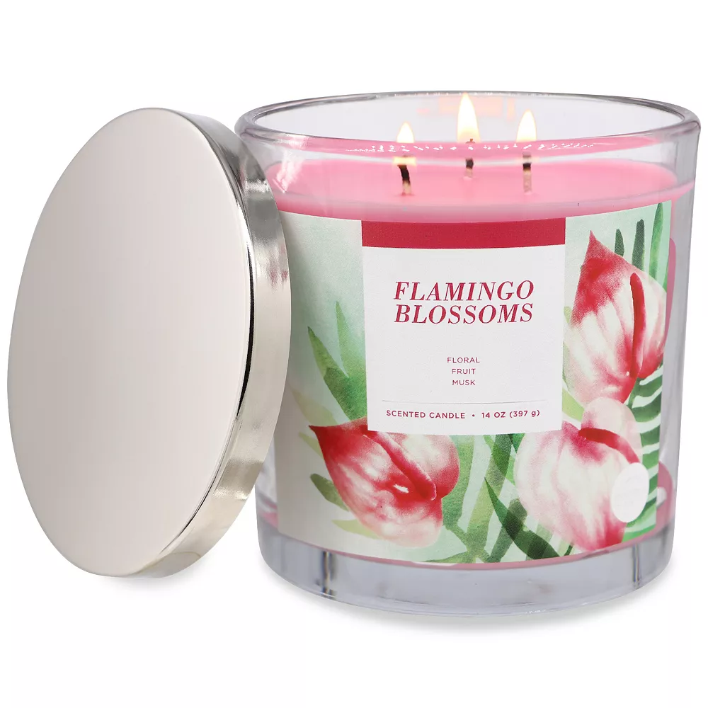 Sonoma Goods For Life® Flamingo Blooms 14-oz. Candle Jar Sonoma Goods For Life® Flamingo Blooms 14-oz. Candle Jar -Sonoma Goods For Life Shop 5877298