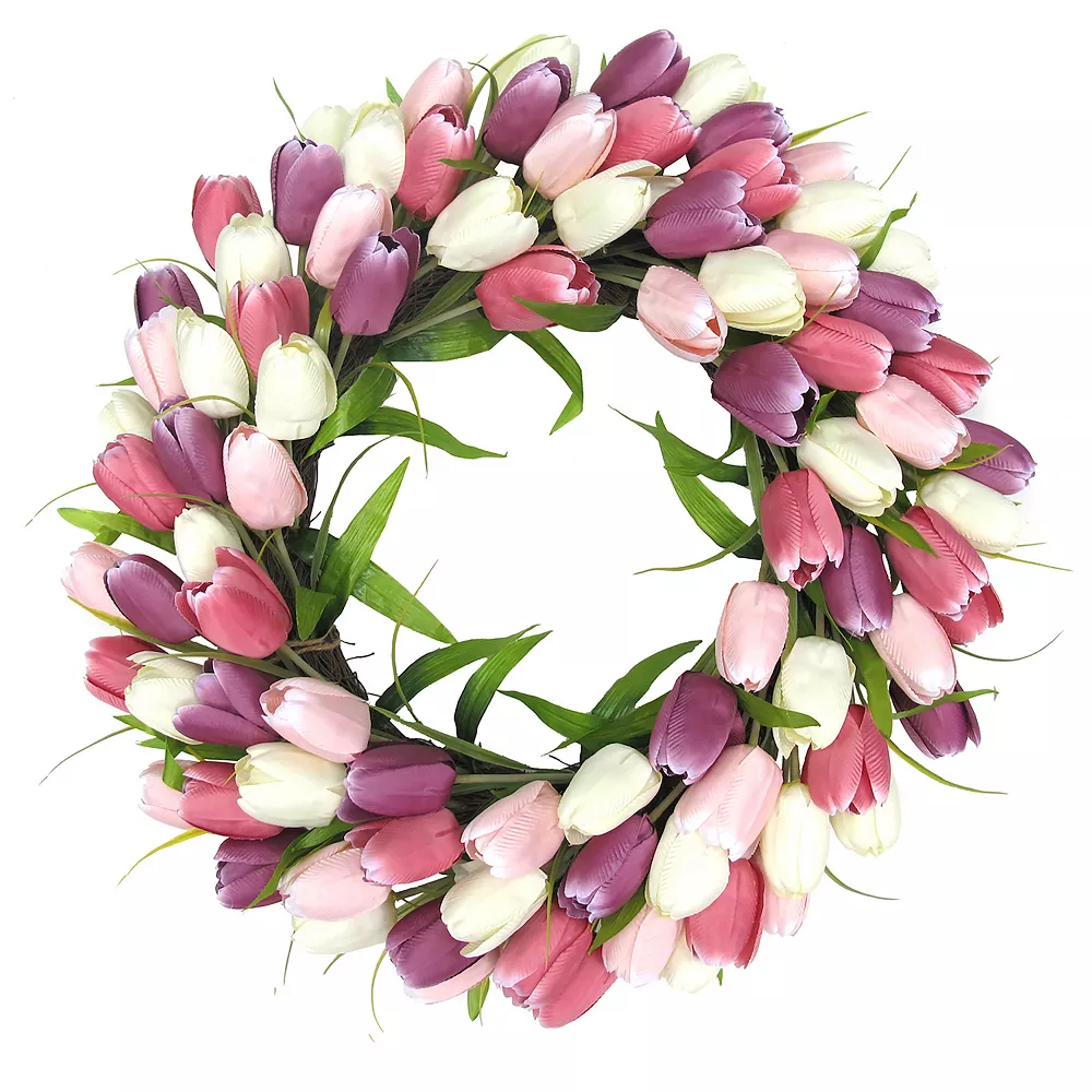 Sonoma Goods For Life® Artificial Tulip Wreath Sonoma Goods For Life® Artificial Tulip Wreath -Sonoma Goods For Life Shop 5899498