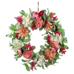 Sonoma Goods For LifeĀ® Artificial Pink Peony Wreath