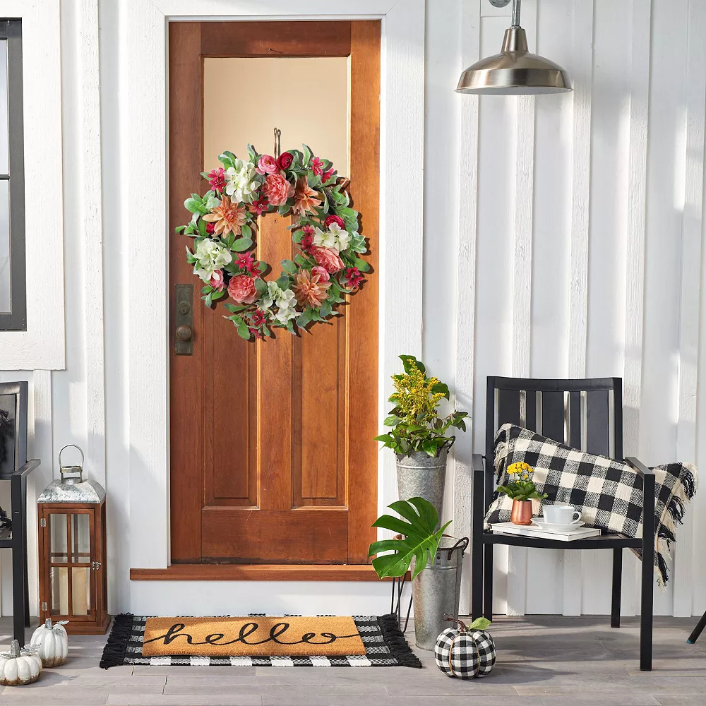 Sonoma Goods For Life® Artificial Pink Peony Wreath Sonoma Goods For Life® Artificial Pink Peony Wreath -Sonoma Goods For Life Shop 5899502 ALT