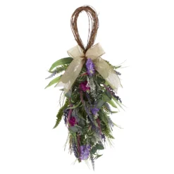 Sonoma Goods For LifeĀ® Artificial Mixed Lavender Teardrop Wall Decor