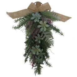 Sonoma Goods For LifeĀ® Artificial Succulent Fern Teardrop Wall Decor