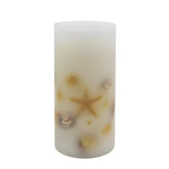 Sonoma Goods For Life® LED Seashell Embedded Pillar Candle -Sonoma Goods For Life Shop 5901121 ALT4