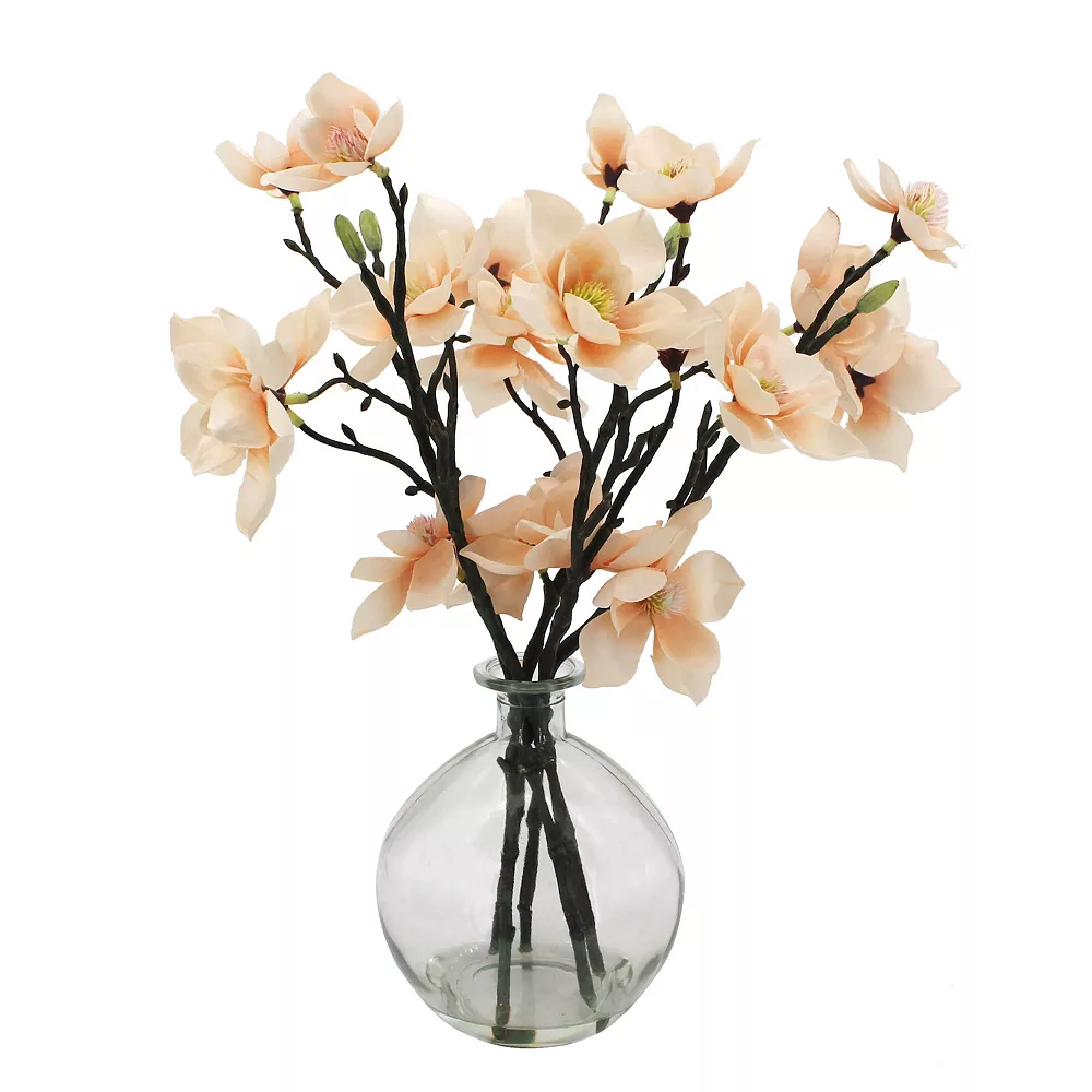 Sonoma Goods For Life® Artificial Flower Stems In Glass Vase Floor Decor Sonoma Goods For Life® Artificial Flower Stems In Glass Vase Floor Decor -Sonoma Goods For Life Shop 5902385 ALT