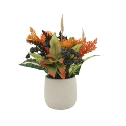 Sonoma Goods For Life® Mixed Faux Botanical Ceramic Vessel Table Decor