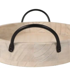 Sonoma Goods For Life® Wood & Black Metal Decorative Tray -Sonoma Goods For Life Shop 5902782 ALT2