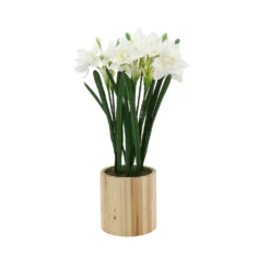 Sonoma Goods For LifeĀ® Artificial White Daffodils Plant Table Decor