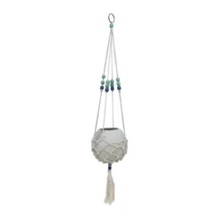 Sonoma Goods For Life® Ceramic & Macrame Hanging Planter