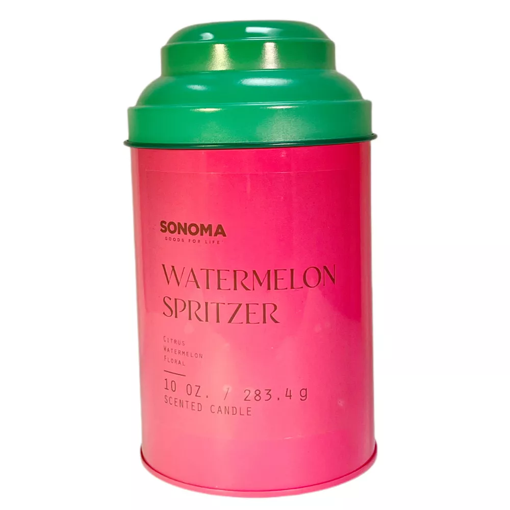 Sonoma Goods For Life® Tin Drink Collection Lavender Watermelon Spritzer 10-oz. Candle Jar Sonoma Goods For Life® Tin Drink Collection Lavender Watermelon Spritzer 10-oz. Candle Jar -Sonoma Goods For Life Shop 5908810