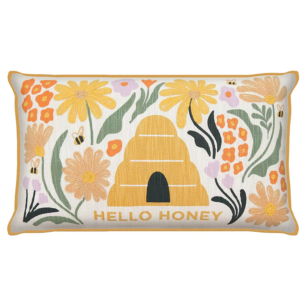 Sonoma Goods For Life® Hello Honey Beehive Ultimate Feather Fill Throw Pillow Sonoma Goods For Life® Hello Honey Beehive Ultimate Feather Fill Throw Pillow -Sonoma Goods For Life Shop 5926783