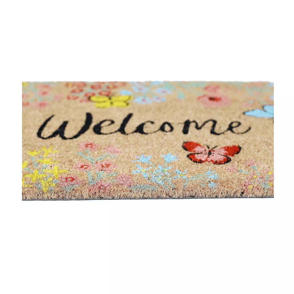 Sonoma Goods For Life® Coir Floral Welcome Mat Sonoma Goods For Life® Coir Floral Welcome Mat -Sonoma Goods For Life Shop 5934591 ALT3