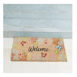 Sonoma Goods For Life® Coir Floral Welcome Mat 6 Sonoma Goods For Life® Coir Floral Welcome Mat -Sonoma Goods For Life Shop 5934591 ALT4