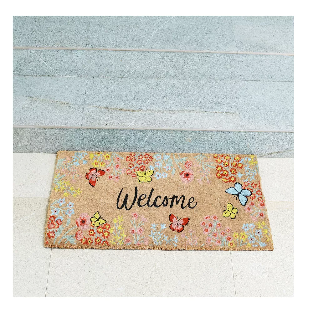 Sonoma Goods For Life® Coir Floral Welcome Mat Sonoma Goods For Life® Coir Floral Welcome Mat -Sonoma Goods For Life Shop 5934591 ALT4