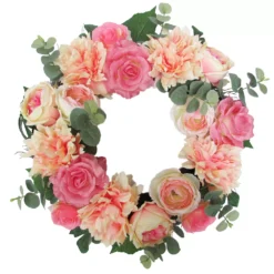 Sonoma Goods For LifeĀ® Artificial Hydrangea Cabbage Rose Wreath