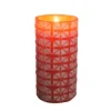 Sonoma Goods For Life® Red Geometric LED Pillar Candle