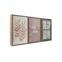 Sonoma Goods For Life® Keep It Simple Leaves Framed Wall Art 3-piece Set 4 Sonoma Goods For Life® Keep It Simple Leaves Framed Wall Art 3-piece Set -Sonoma Goods For Life Shop 6021257 ALT2