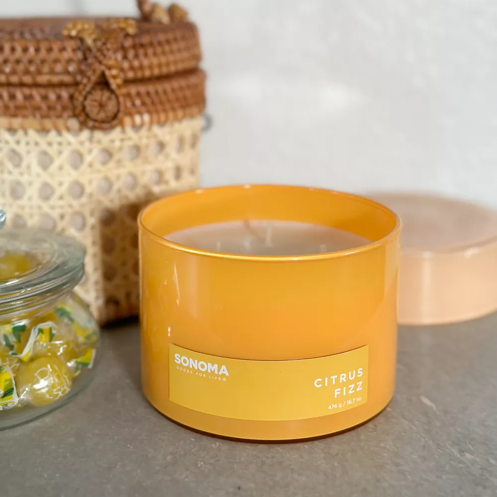 Sonoma Goods For Life® Sugared Quinze & Yuzu 13-oz. Candle Jar Sonoma Goods For Life® Sugared Quinze & Yuzu 13-oz. Candle Jar -Sonoma Goods For Life Shop 6104053 ALT